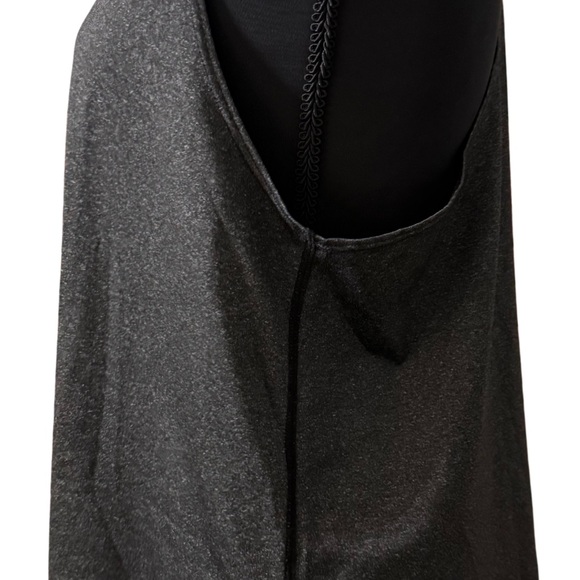 DryFit Women's Sleeveless Flowy Gray Workout Tank Top Size X-Large New - Picture 2 of 4